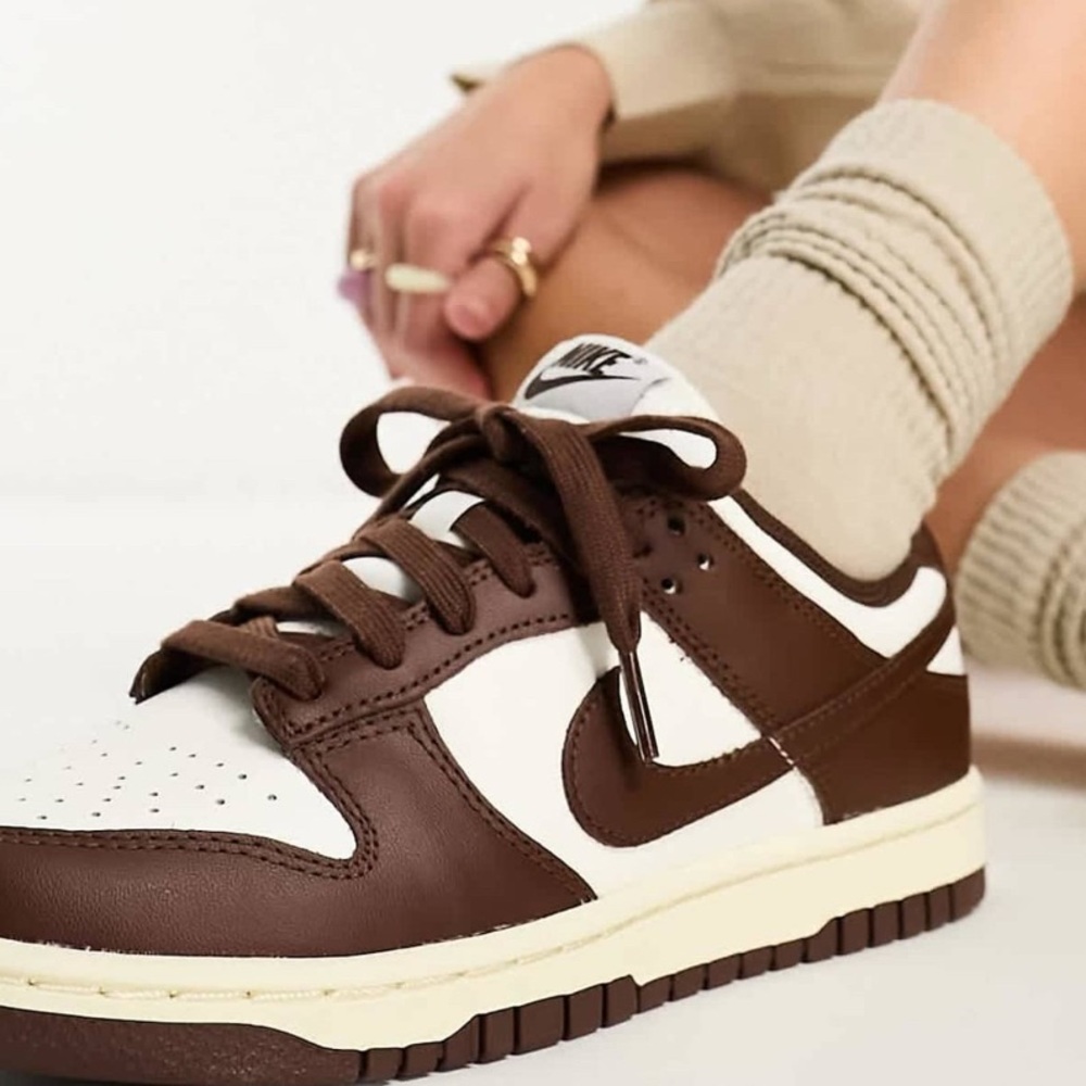 Nike Low Dunks//Chocolate and Cream Sneakers